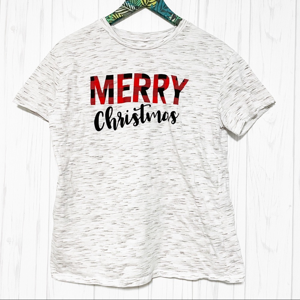 Merry Christmas Gray T-Shirt